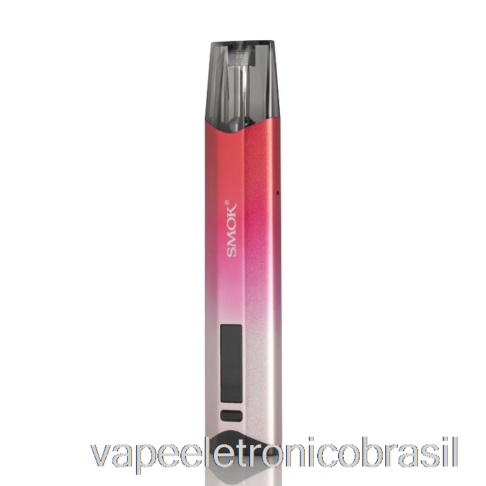 Vape Eletrônico Smok Nfix 25w Pod Sistema Prata Vermelho